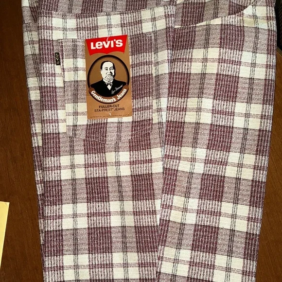 Vintage Never worn Levi’s Gentleman jeans fuller-cut sta-prest jeans
